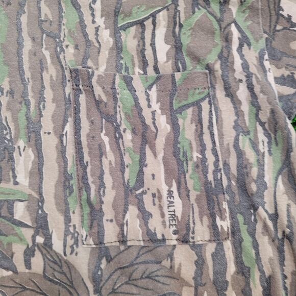 VTG 90s Spartan Realtree USA Made Micro Crop Top Boxy Fit Womens M/L - Picture 2 of 5